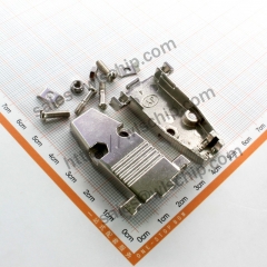 Connector DB9 plug wire-bonded metal housing high quality