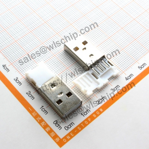 USB connector Folded mid-length one-piece male high quality