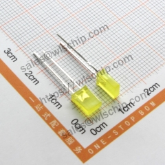 Light emitting diode SMD LED 2 * 5 * 7 highlight yellow yellow