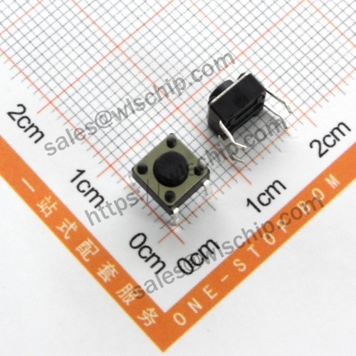 6 * 6 * 4.3mm Micro Switch Key Switch Button 4Pin Vertical
