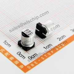 SMD aluminum electrolytic capacitor 25V 100uF 6.3 * 7.7mm