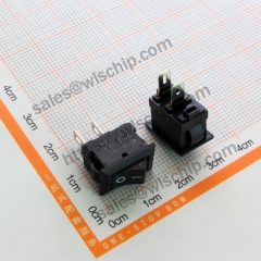 KCD11 Boat shape switch Rocker Switch 2Pin 2 files 10 * 15mm black no light