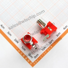 RCA socket single hole AV socket red high quality