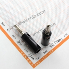 Lantern plug 4mm test plug black premium