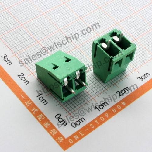 KF128 connector terminal block pitch 5.0mm iron buckle KF128 2Pin splicable