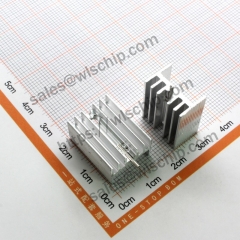 Radiator Aluminum heat sink 15 * 10 * 21mm with pin