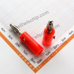 Lantern plug 4mm test plug red premium