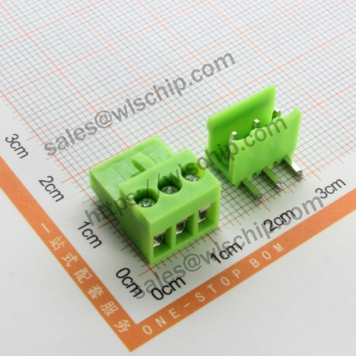 HT3.96 Connector Terminal Block Plug-in Pitch 3.96mm 3Pin Elbow + Socket