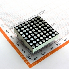 LED dot matrix 8 * 8 3mm 24 feet total sun 32 * 32mm red green