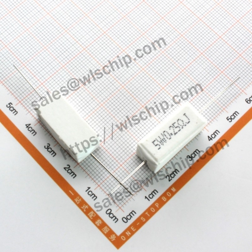 Cement resistor SQP 5W 0.25R 5%