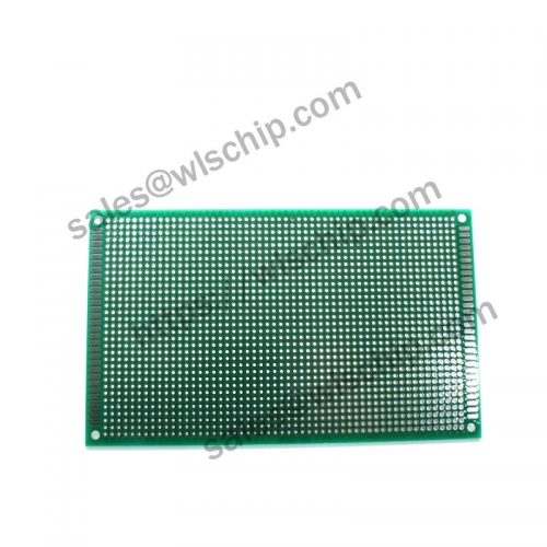 Double-sided spray tin green oil board 9 * 15CM green pitch 2.0mm PCB board