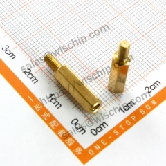 Hexagon copper post M3 * 15 + 6