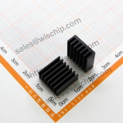 Radiator Aluminum heat sink 14 * 14 * 6mm black premium