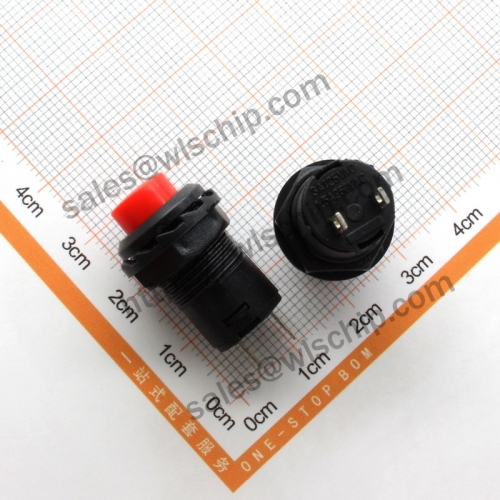 DS-427 Round Button Switch Unlocked Self Reset Red