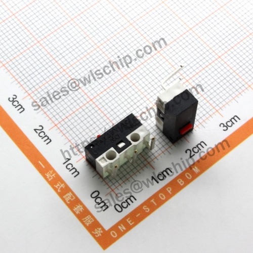 Mouse Switch 3Pin Left Curved 1A 125V Micro Switch