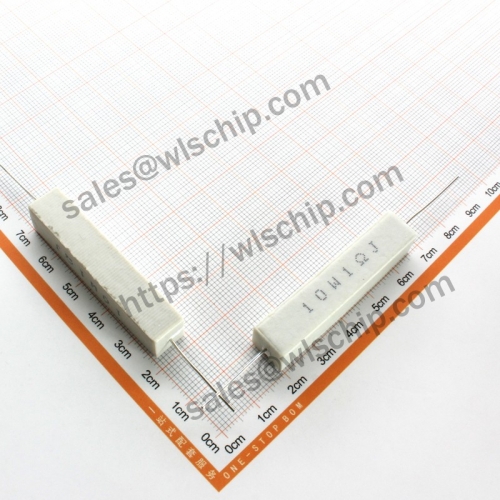 Cement resistor SQP 10W 1R 5%