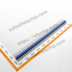 Single row pin header 1 * 40Pin blue pitch 2.54mm high quality