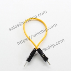 Dupont line male to male 10cm length cable yellow