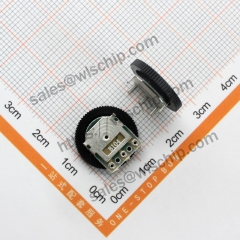 Single dial potentiometer B104 100K 3-pin gear 16mm thick 2mm