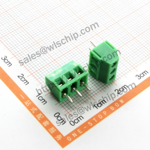 KF128 connector terminal block pitch 3.81mm iron buckle KF128 3Pin splicable