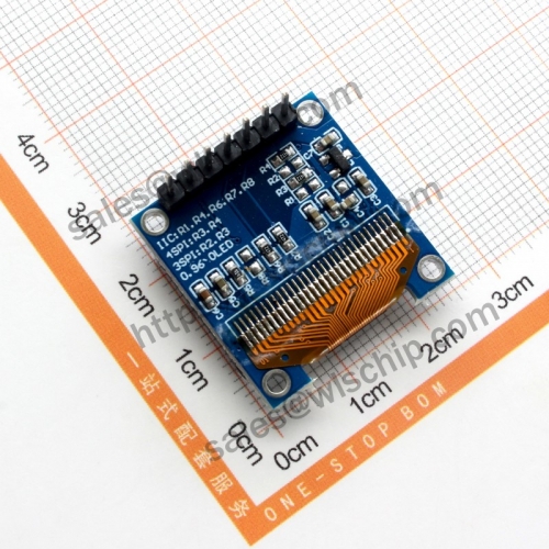 0.96-inch 7-pin OLED display IIC/SPI interface blue