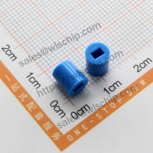 A06 Button Cap Cylindrical 6 * 7mm Blue Switch Cap