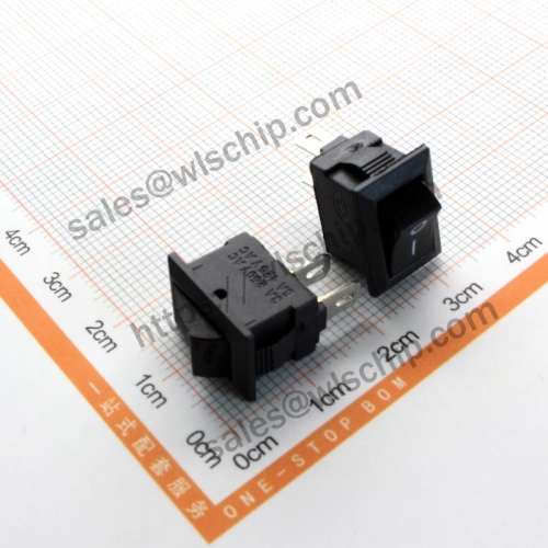 KCD11 Boat shape switch Rocker Switch 2Pin 2 files 10 * 15mm red no light