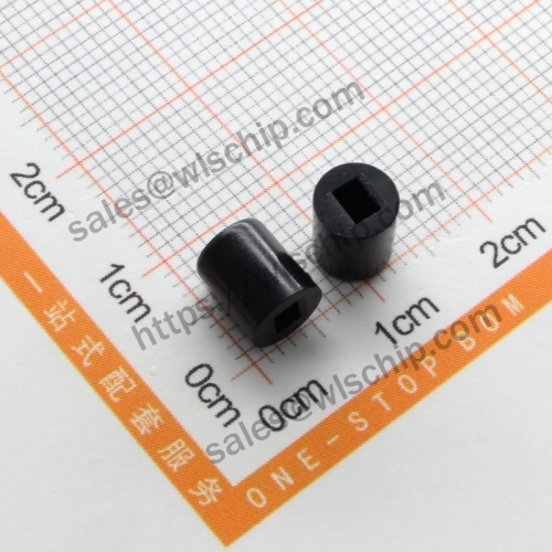 A06 Button Cap Cylindrical 6 * 7mm Black Switch Cap