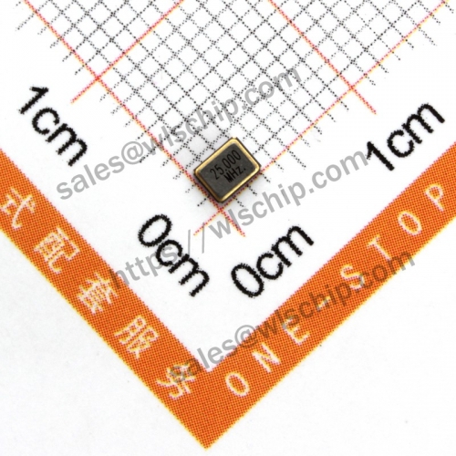 Passive crystal oscillator volume 3.2 * 2.5mm 25Mhz 4-pin 3225 quartz crystal