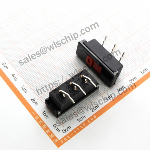 Slide Switch 115V to 230V 3Pin Curved Leg Plastic Case Power Supply Voltage Switch
