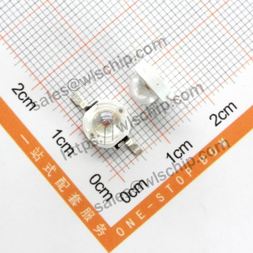 Light emitting diode SMD LED lamp beads Round highlight 1W Red light Astigmatism
