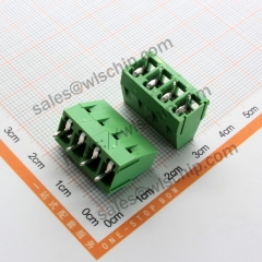 KF128 connector terminal block pitch 5.0mm iron buckle KF128 4Pin splicable