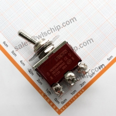 E-TEN1321 6Pin 2 steps sterling silver contacts brown power moving head Boat shape switch Toggle Switch