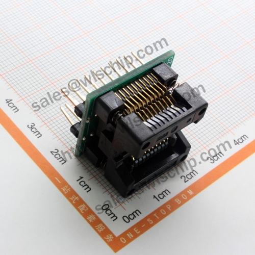 SOP20 to DIP20 test base Burning base Conversion base Middle body Chip width about 5.2mm