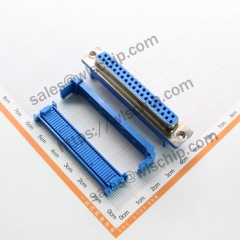 Crimp-type connector Solder-free Pinhole socket Cable connector DB37 Female Serial port 37 pin