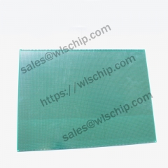 Single side spray tin green oil board green 30 * 40CM pitch 2.0mm PCB board