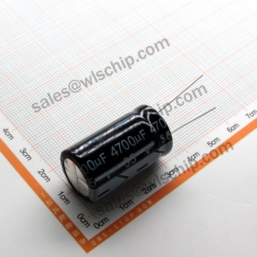 DIP In-line aluminum electrolytic capacitor 35V 4700uF 18 * 32mm