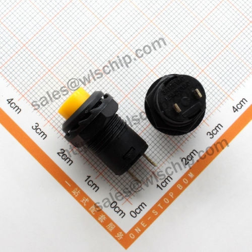 DS-427 Round Button Switch Unlocked Self-Resetting Yellow