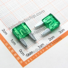 Fuse insert small 30A green car fuse