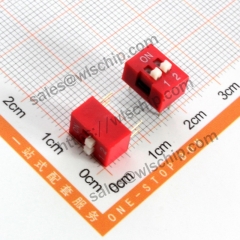 2Pin red pitch 2.54mm address switch Toggle Switch