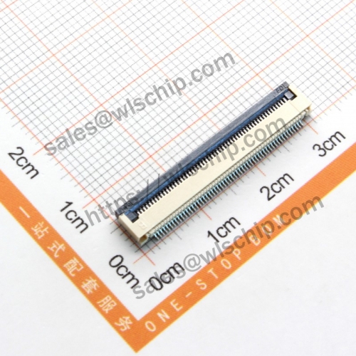FFC/FPC Flat Cable Socket 0.5mm Connector 54Pin Flip-down Type
