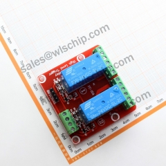 2-way dual power relay module 24V 5A high level trigger development board