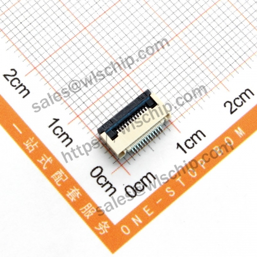 FFC/FPC Flat Cable Socket 0.5mm Connector 12Pin Flip-down Type