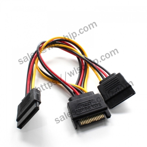 SATA one-two cable