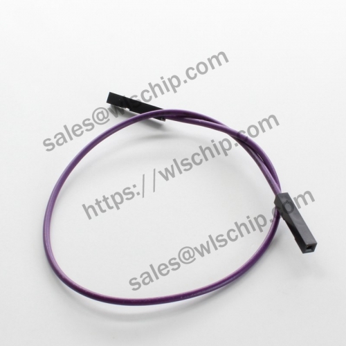 Dupont line female to female 20cm length connector purple