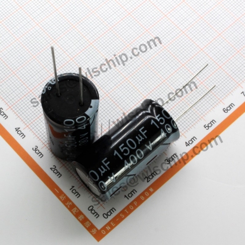 DIP In-line aluminum electrolytic capacitor 400V 150uF 18 * 40mm