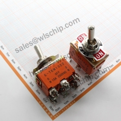 E-TEN1322 6Pin 3 levels orange power shake head Boat shape switch Toggle Switch