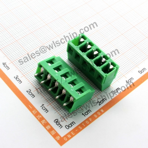 KF128 connector terminal block pitch 5.0mm iron buckle KF128 5Pin splicable