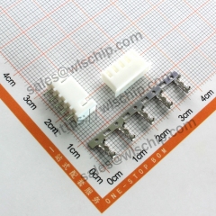 XH2.54 terminal block plug-in connector pitch 2.54mm plug + straight pin socket + terminal 5Pin