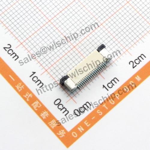 FFC/FPC Flat Cable Socket 0.5mm Connector 20Pin Drawer Up